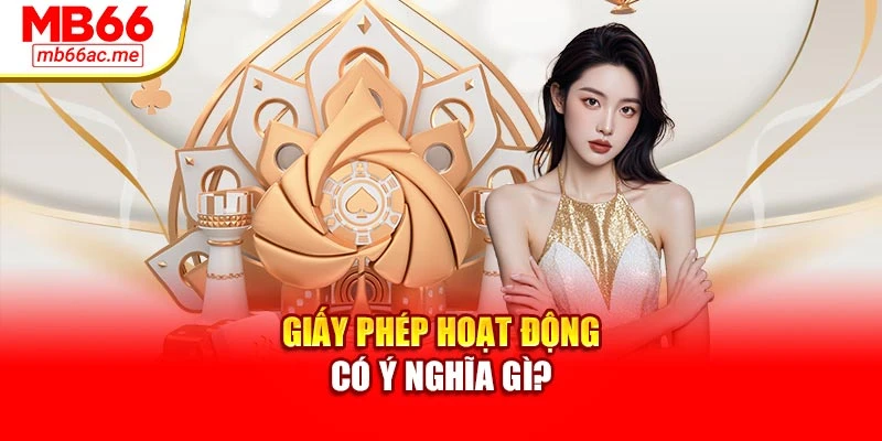 Giấy phép hoạt động 1 Giấy phép hoạt động có ý nghĩa gì